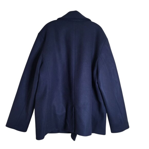 Men's Old Navy Dark Blue Peacoat Size XXL Double-Breasted - Picture 3 of 4